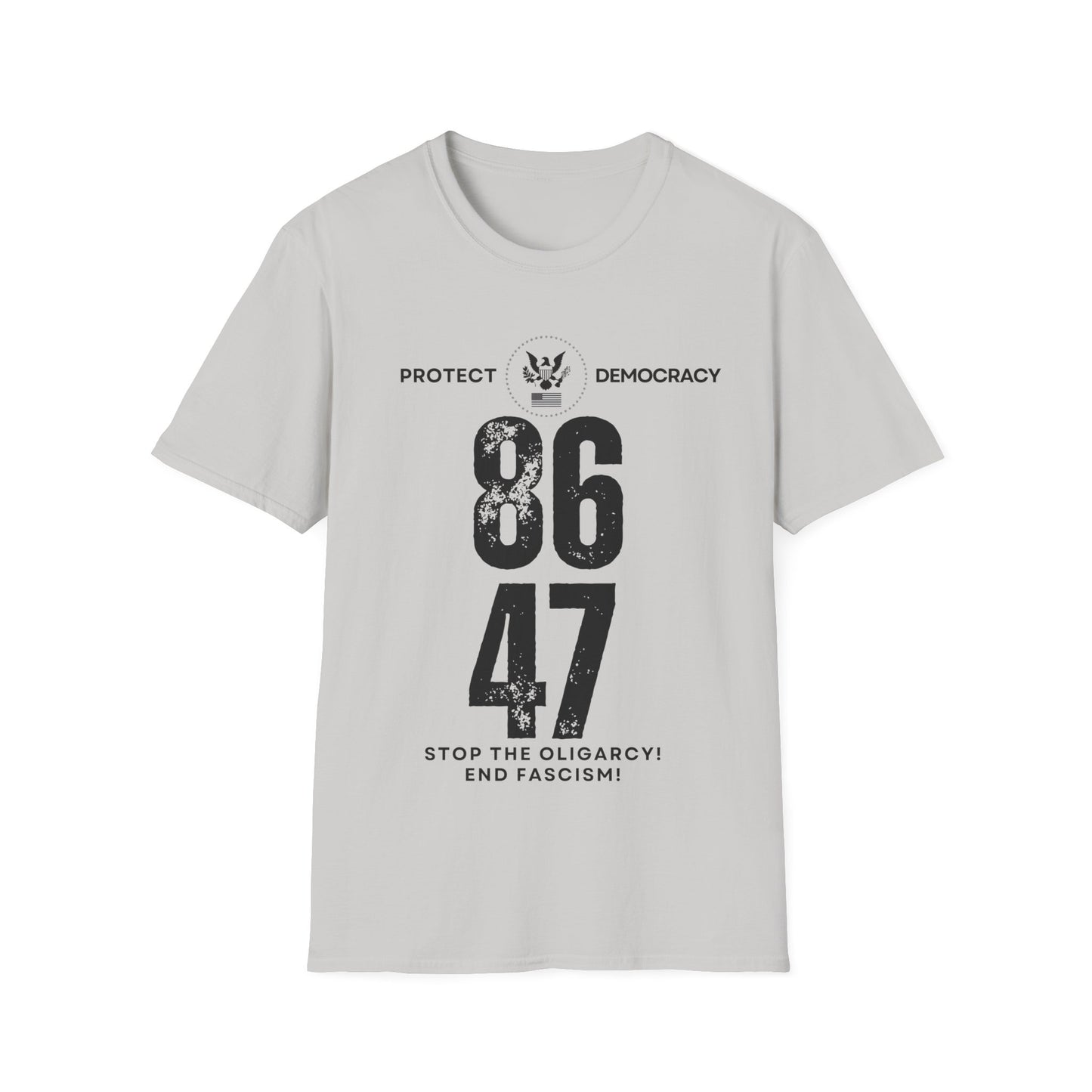 Protect Democracy 8647 End Fascism Graphic Tee – Bold Resistance in Style